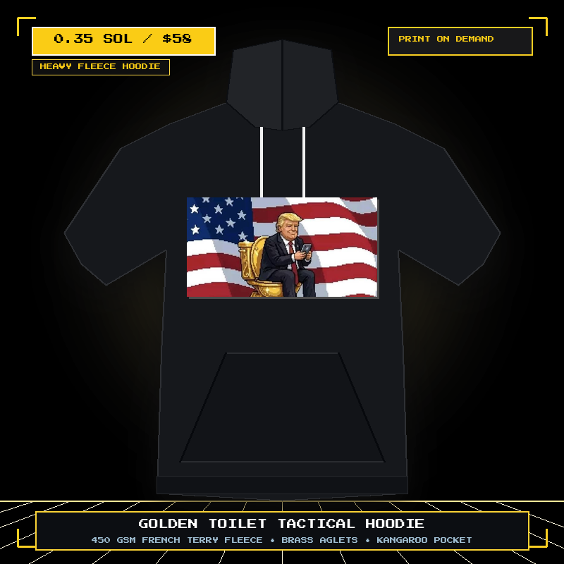 Golden Toilet Hoodie