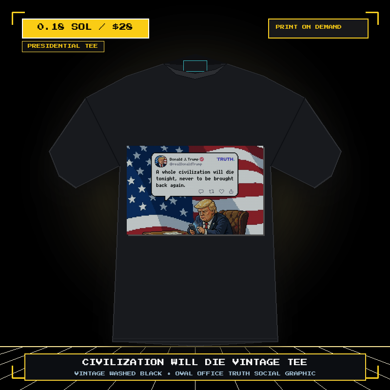 Civilization Will Die Tee